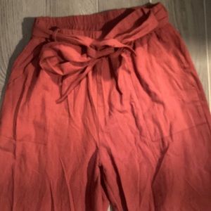 Red pink pants